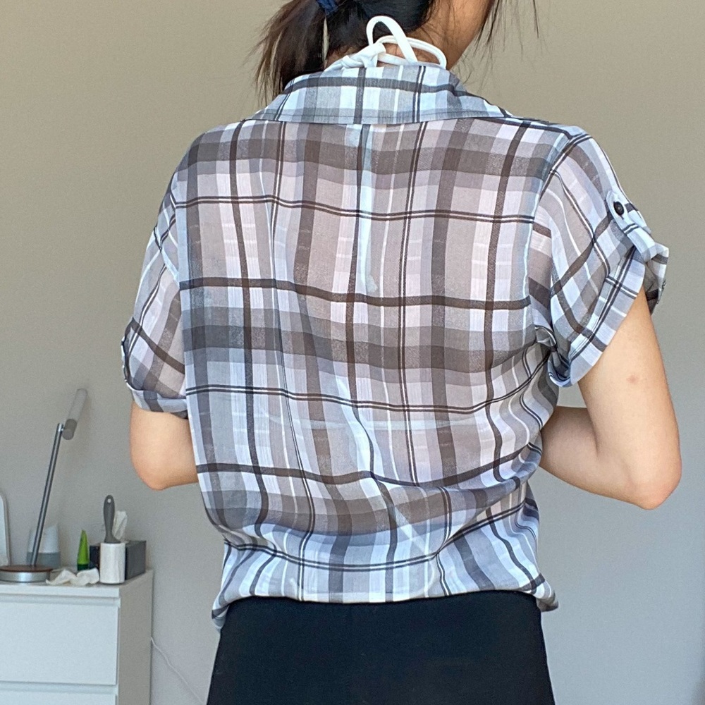 GUESS Sheer Blouse - Picture 4 of 7